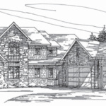 Artist Drawing of Exterior (Heron Ridge)