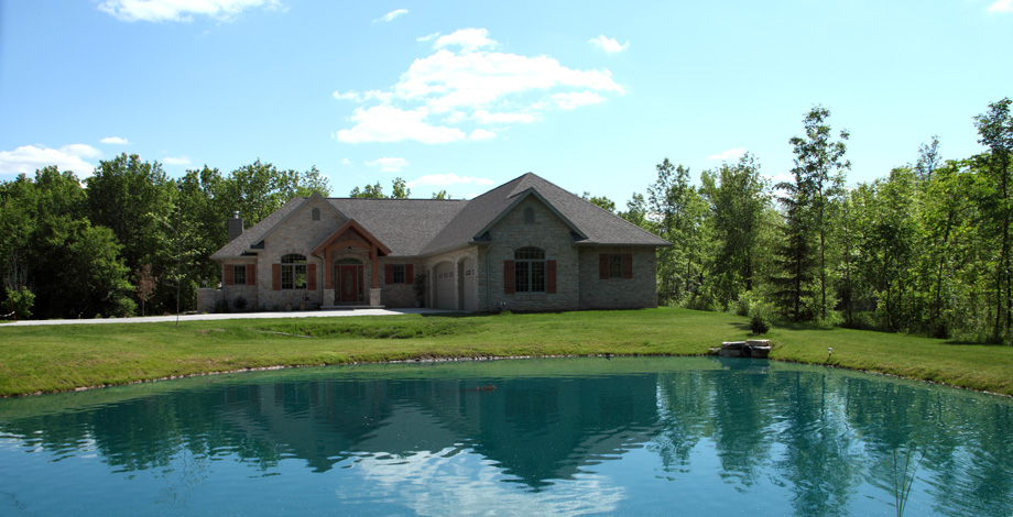 Exterior with Pond (Northwoods)