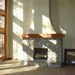 Great Room Fireplace (Post Lake)