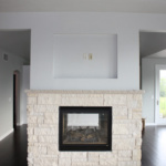 Living Room Side of 2-way Fireplace (Rose Meadow)